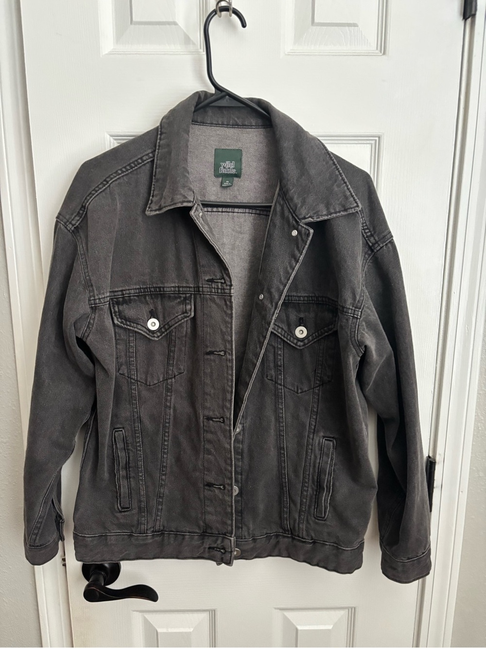 Wild fable Classic women Washed Black Denim Jacket